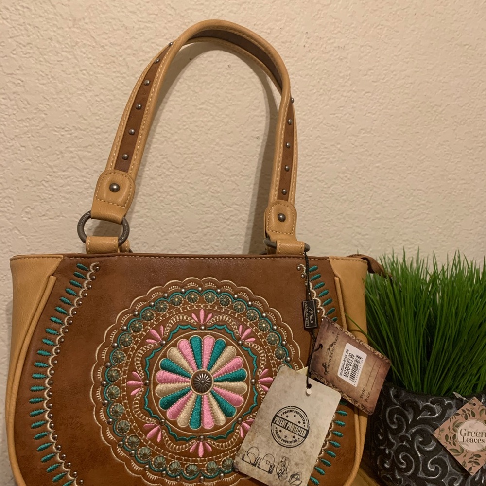 Montana west leather conceal carry purse